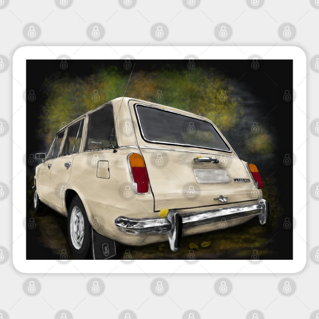 Lada Combi Sticker by Ronsycrafts 